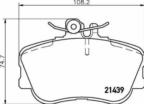 Textar 2143906 - Тормозные колодки, дисковые, комплект unicars.by