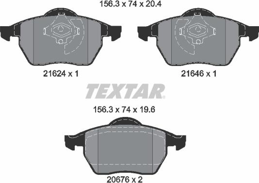 Textar 89011700 - Дисковый тормозной механизм, комплект unicars.by