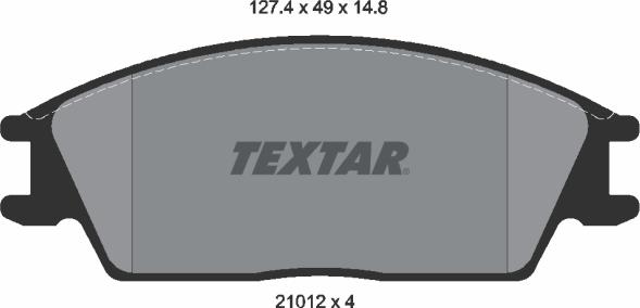 Textar 89009900 - Дисковый тормозной механизм, комплект unicars.by