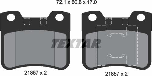 Textar 89012100 - Дисковый тормозной механизм, комплект unicars.by