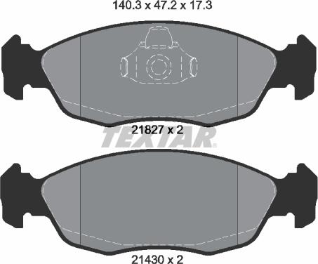 Textar 89003700 - Дисковый тормозной механизм, комплект unicars.by