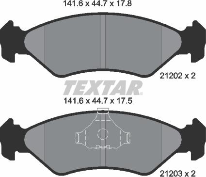 Textar 89002100 - Дисковый тормозной механизм, комплект unicars.by