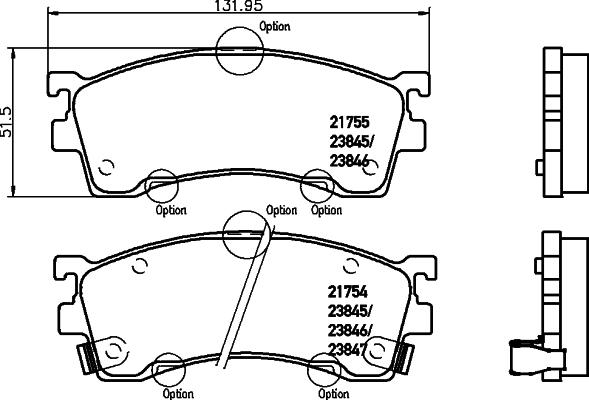 Textar 2175501 - Тормозные колодки, дисковые, комплект unicars.by