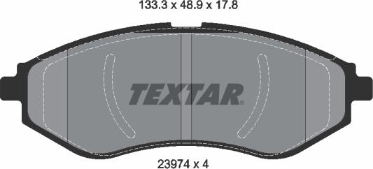 Textar 89017200 - Дисковый тормозной механизм, комплект unicars.by