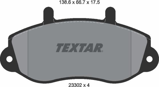 Textar 89015100 - Дисковый тормозной механизм, комплект unicars.by