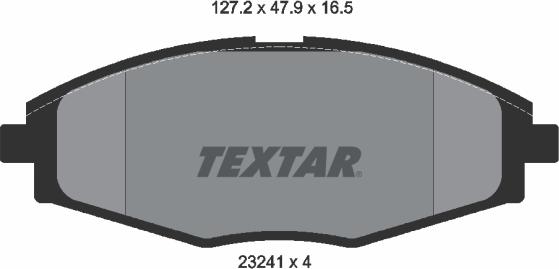 Textar 89014100 - Дисковый тормозной механизм, комплект unicars.by