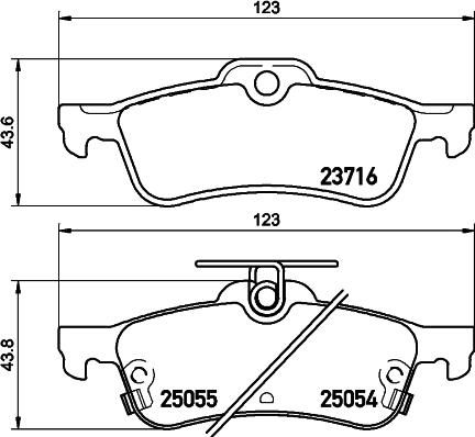 Textar 2371602 - Тормозные колодки, дисковые, комплект unicars.by