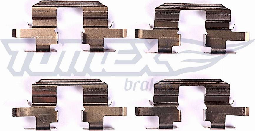 TOMEX brakes TX 44-67 - Комплектующие для колодок дискового тормоза unicars.by