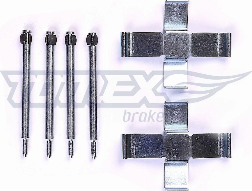 TOMEX brakes TX 44-72 - Комплектующие для колодок дискового тормоза unicars.by