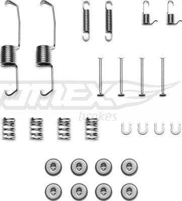 TOMEX brakes TX 40-49 - Комплектующие, барабанный тормозной механизм unicars.by