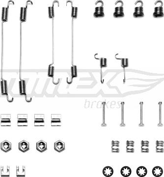 TOMEX brakes TX 40-42 - Комплектующие, барабанный тормозной механизм unicars.by