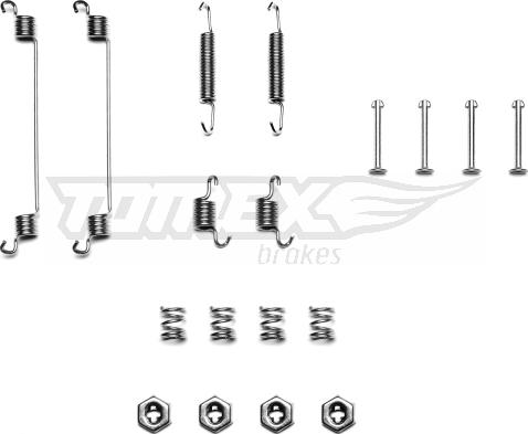 TOMEX brakes TX 40-09 - Комплектующие, барабанный тормозной механизм unicars.by