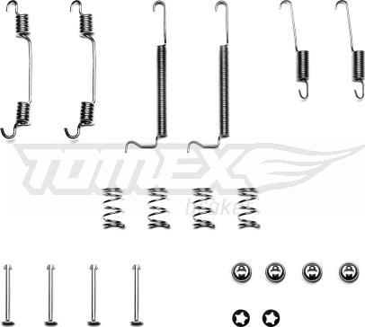 TOMEX brakes TX 40-04 - Комплектующие, барабанный тормозной механизм unicars.by