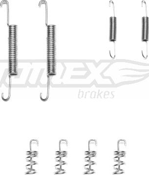 TOMEX brakes TX 40-28 - Комплектующие, барабанный тормозной механизм unicars.by