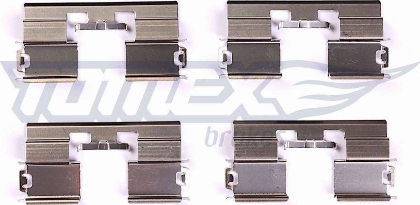 TOMEX brakes TX 43-62 - Комплектующие для колодок дискового тормоза unicars.by