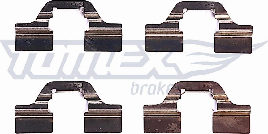 TOMEX brakes TX 43-83 - Комплектующие для колодок дискового тормоза unicars.by