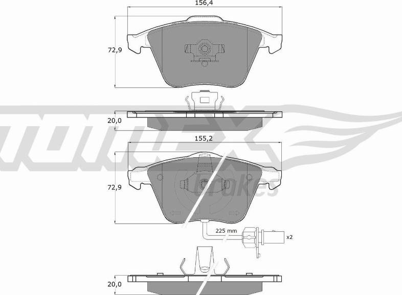 Girling 6116592 - Тормозные колодки, дисковые, комплект unicars.by