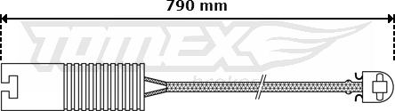 TOMEX brakes TX 30-30 - Сигнализатор, износ тормозных колодок unicars.by