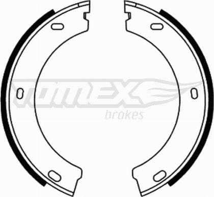 TOMEX brakes TX 21-73 - Комплект тормозных колодок, барабанные unicars.by