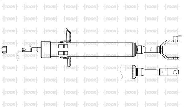 TOOR SG14850 - Амортизатор unicars.by