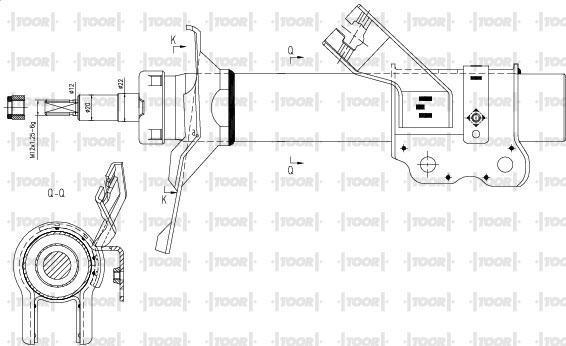 TOOR SG15591 - Амортизатор unicars.by