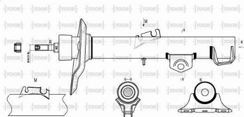 TOOR SG15090 - Амортизатор unicars.by