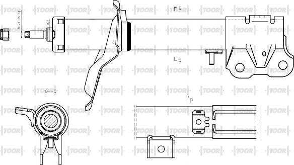 TOOR SG15700 - Амортизатор unicars.by