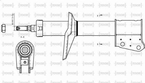 TOOR SG16620 - Амортизатор unicars.by