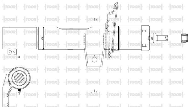 TOOR SG10410 - Амортизатор unicars.by