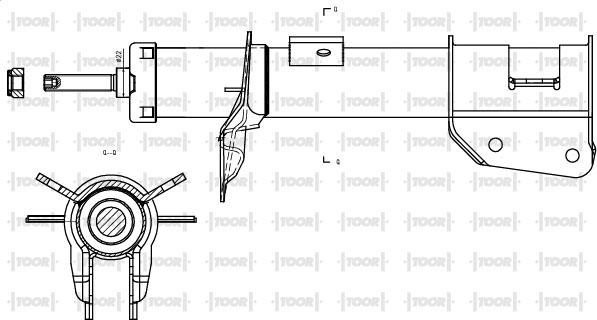 TOOR SG10420 - Амортизатор unicars.by