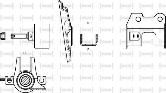 TOOR SG10600 - Амортизатор unicars.by