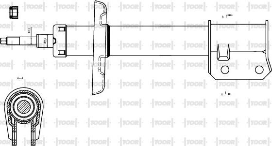 TOOR SG10850 - Амортизатор unicars.by