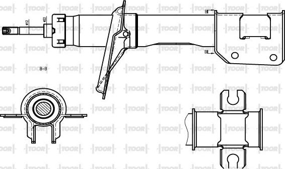 TOOR SG10870 - Амортизатор unicars.by