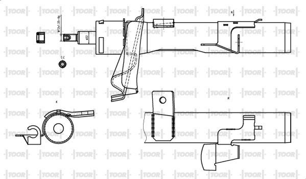 TOOR SG11481 - Амортизатор unicars.by