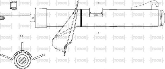 TOOR SG11940 - Амортизатор unicars.by