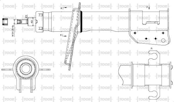 TOOR SG11900 - Амортизатор unicars.by