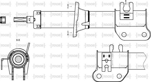 TOOR SG11460 - Амортизатор unicars.by