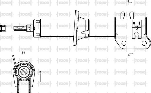 TOOR SG11461 - Амортизатор unicars.by