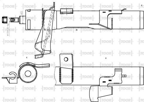 TOOR SG11531 - Амортизатор unicars.by