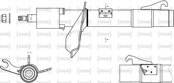 TOOR SG11521 - Амортизатор unicars.by