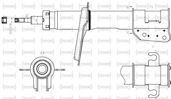 TOOR SG11810 - Амортизатор unicars.by