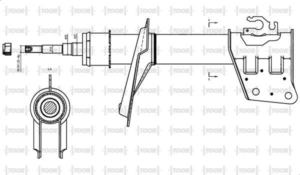 TOOR SG11880 - Амортизатор unicars.by