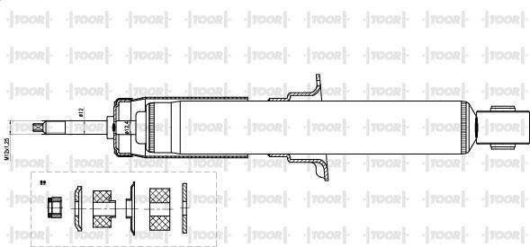 TOOR SG11331 - Амортизатор unicars.by