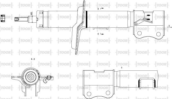 TOOR SG11731 - Амортизатор unicars.by