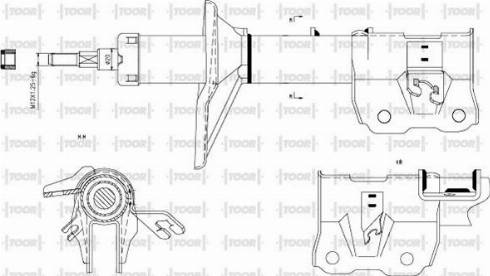 TOOR SG13950 - Амортизатор unicars.by