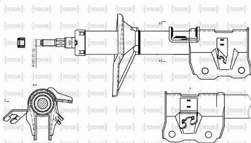 TOOR SG13951 - Амортизатор unicars.by