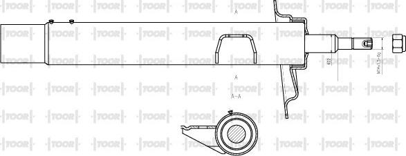 TOOR SG13980 - Амортизатор unicars.by