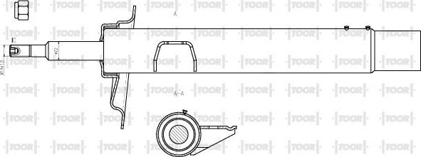 TOOR SG13981 - Амортизатор unicars.by