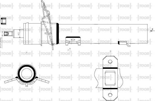 TOOR SG12000 - Амортизатор unicars.by