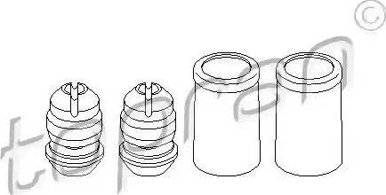 Topran 914 052 - Пылезащитный комплект, амортизатор unicars.by